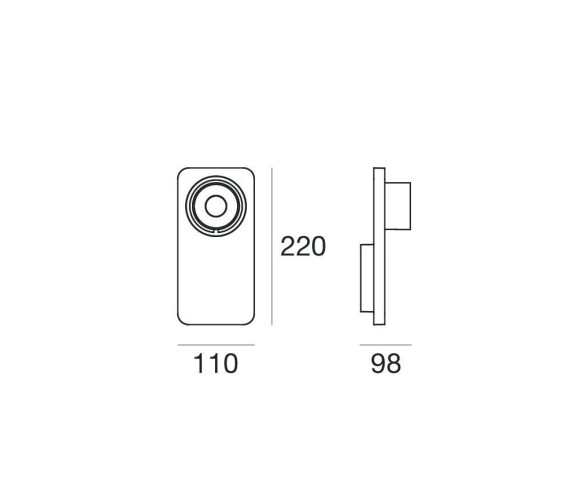 LINEA LIGHT FARETTO DA PARETE/SOFFITTO