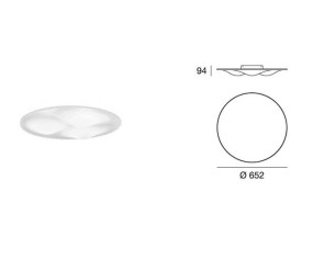 MA&DE PLAFONIERA CIRCLE WAVE LED 2