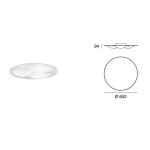 MA&DE PLAFONIERA CIRCLE WAVE LED