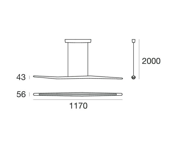 MA&DE SOSPENSIONE BRANCH LED