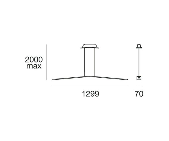 MA&DE SOSPENSIONE LAMA P1 LED