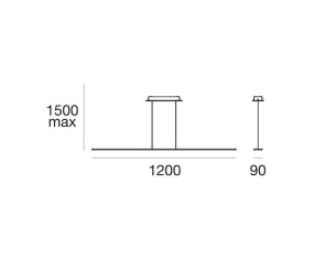MA&DE SOSPENSIONE LAMA P2 LED 2