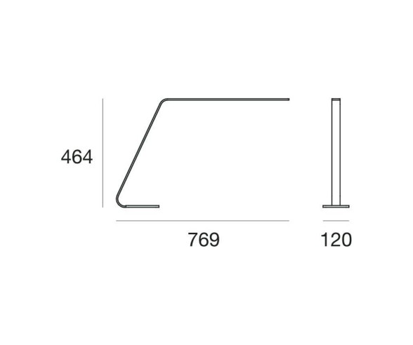 MA&DE LAMPADA DA TAVOLO LAMA LED
