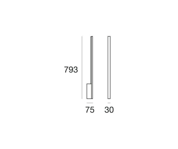 MA&DE APPLIQUE/PLAFONIERA XILEMA W1 SMALL