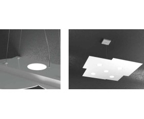 TOP LIGHT SOSPENSIONE PLATE 1129/S5+2 LED