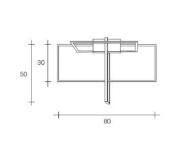 SFORZIN PLAFONIERA AREA LED 2