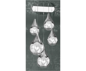 TOP LIGHT SOSPENSIONE DROP 1134/S5TMIX 2