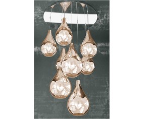 TOP LIGHT SOSPENSIONE DROP 1134/S8TMIX