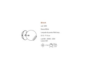 SIKREA APPLIQUE BILIA LED 2