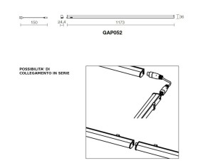 GEA LUCE STRISCIA LED GAP050 2