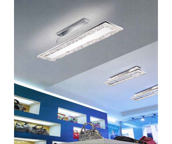 SIL LUX PLAFONIERA MALÈ LED RETTANGOLARE