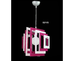 LAMPADARIO DOPPIO QUADRATO 