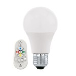 EGLO CONNECT LED LIGHT BULB E27 9W RGB WITH REMOTE CONTROL