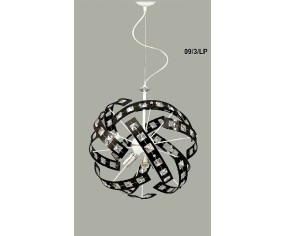 LAMPADARIO nero  09/3/lp