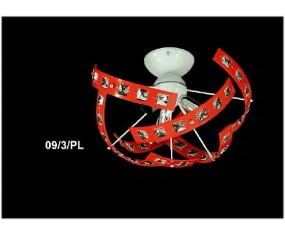 plafoniera rossa 09/3/pl