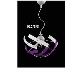 sospensione bianca e viola 010/3/s