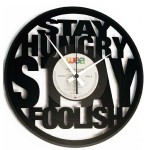 OROLOGIO DA PARETE STAY HUNGRY STAY FOOLISH