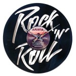 MODERN WALL CLOCK ROCK N ROLL