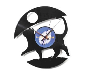 OROLOGIO DA PARETE A CAT UNDER THE MOON