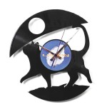 OROLOGIO DA PARETE A CAT UNDER THE MOON