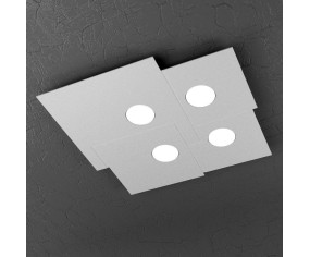 TOP LIGHT PLAFONIERA PLATE 1129PL4 SABBIA GRIGIO