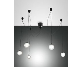 FABAS LUCE SOSPENSIONE BLOG LED 5 LUCI