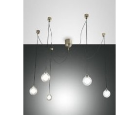 FABAS LUCE SOSPENSIONE BLOG LED 5 LUCI