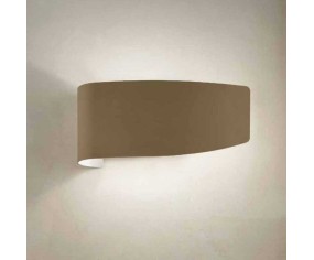 BRAGA ILLUMINAZIONE APPLIQUE VIRGOLA METALLO