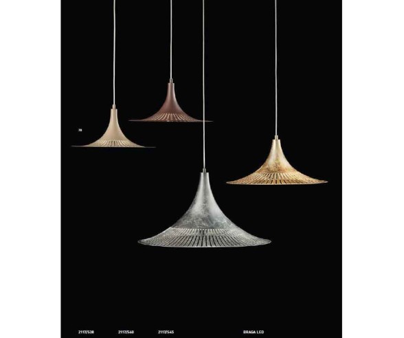 BRAGA ILLUMINAZIONE SOSPENSIONE TIBET LED S38 FORI