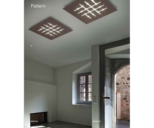 BRAGA ILLUMINAZIONE PLAFONIERA PATTERN LED PL50