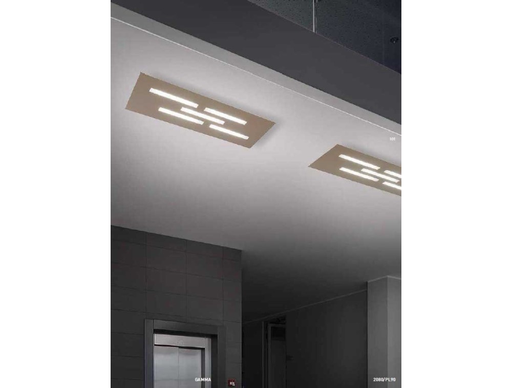Plafoniera Led : Braga illuminazione plafoniera gemma led pl90 arteluce