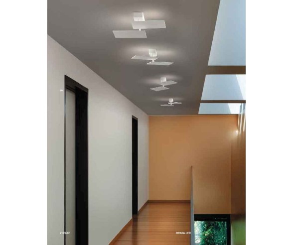 BRAGA ILLUMINAZIONE APPLIQUE/PLAFONIERA TIME LED A2