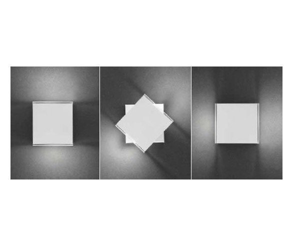 BRAGA ILLUMINAZIONE APPLIQUE CUBO LED A1