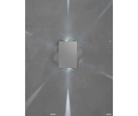 BRAGA ILLUMINAZIONE APPLIQUE RADIUS LED A