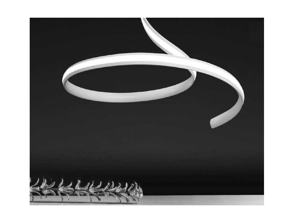 Plafoniere Con Led Integrato : Vivida plafoniera ribbon led lampada da soffitto bianca moderna