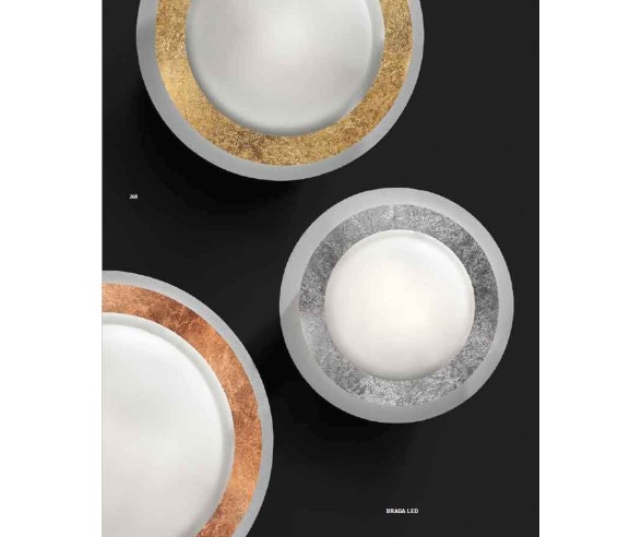 BRAGA ILLUMINAZIONE PLAFONIERA DISCO LED PL65