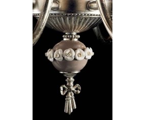 LUX ILLUMINAZIONE LAMPADARIO CAROLA 8 LUCI 2