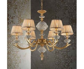 LUX ILLUMINAZIONE LAMPADARIO CAROLA 6 LUCI