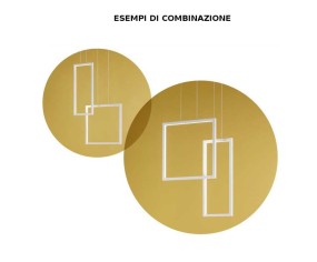 PERENZ SOSPENSIONE CROSS 6594 LED 2