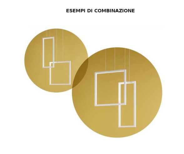 PERENZ SOSPENSIONE CROSS 6594 LED