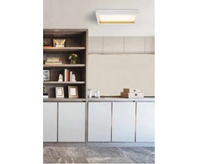 GIBAS APPLIQUE/PLAFONIERA VALENCIA RETTANGOLARE 2