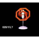 DE MAIO PLEXIGLASS LAMPADA DA TAVOLO ARANCIONE 020/1/LT