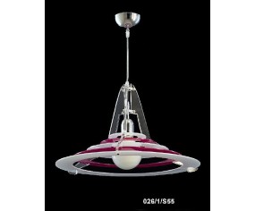  SOSPENSIONE TONDA A FASCE IN VARI COLORI