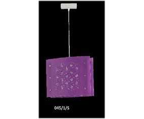 DE MAIO PLEXIGLASS SOSPENSIONE VIOLA