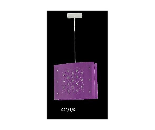 DE MAIO PLEXIGLASS SOSPENSIONE VIOLA