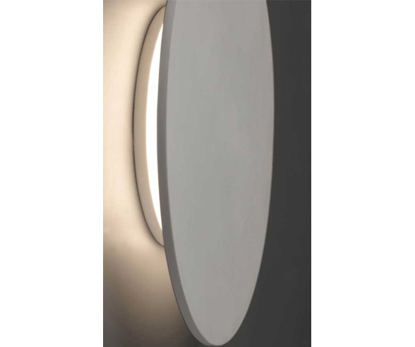 LAMPADA DA PARETE LUNA LED IN GESSO FB-63225