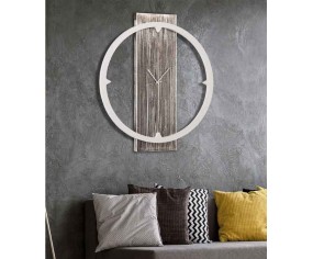 PINTDECOR OROLOGIO DA PARETE ANELLO BIANCO 2