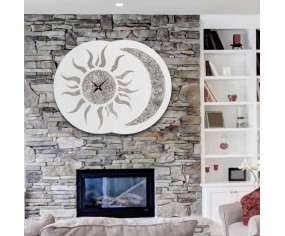 PINTDECOR OROLOGIO DA PARETE SOLE LUNA 2