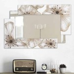 PINTDECOR SPECCHIO DA PARETE PETUNIA SCOMPOSTA PICCOLA