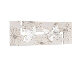 PINTDECOR QUADRO FARFALLE ARGENTO 2